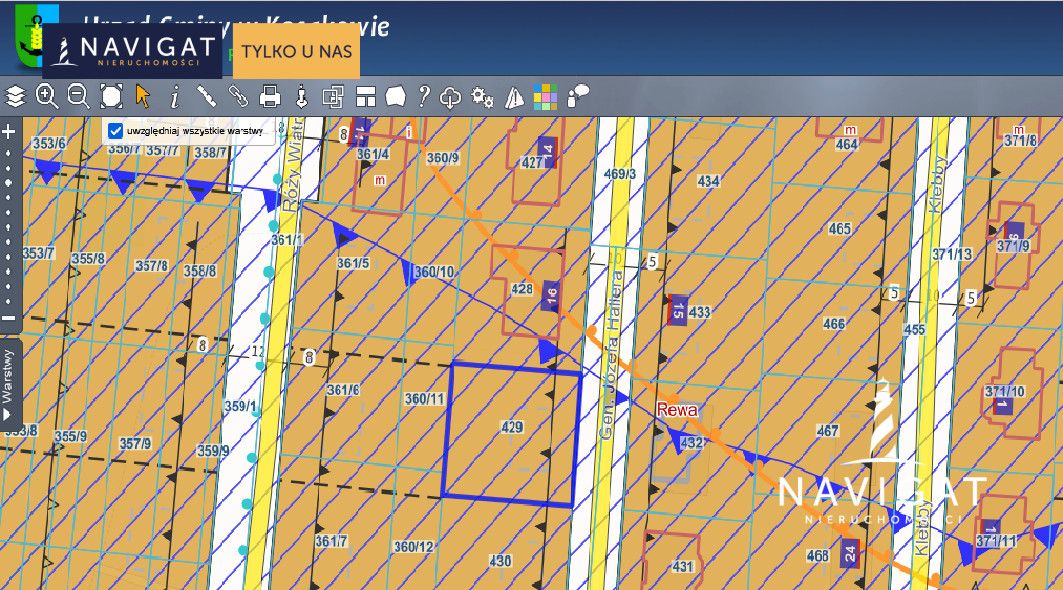 Działka inwestycyjna Rewa, ul. gen. Józefa Hallera. Zdjęcie 1