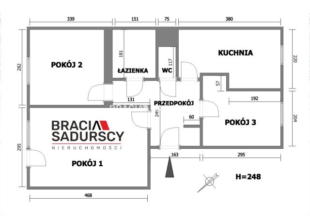 Mieszkanie 3-pokojowe Kraków Prądnik Biały, ul. Henryka Pachońskiego. Zdjęcie 22