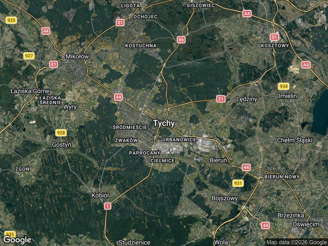 Mieszkanie 3-pokojowe Tychy Centrum, ul. Dębowa. Zdjęcie 1