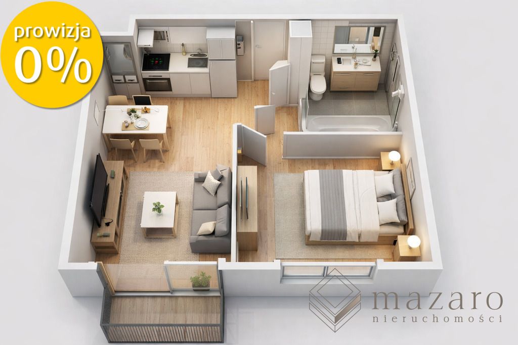 Mieszkanie 2-pokojowe Bydgoszcz Śródmieście. Zdjęcie 1