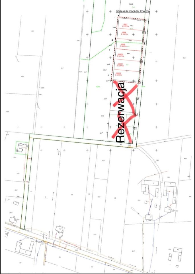 Działka budowlana Sawino. Zdjęcie 1
