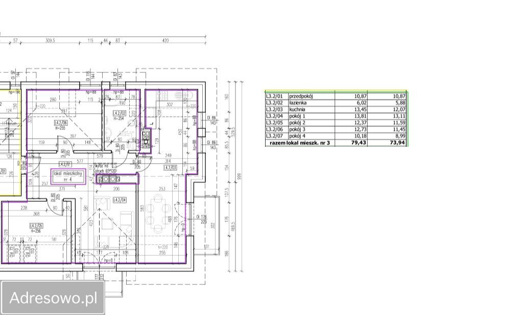 Mieszkanie 3-pokojowe Kraków Mistrzejowice. Zdjęcie 11
