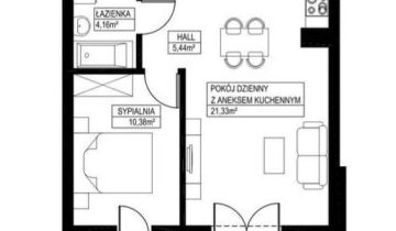 Mieszkanie 2-pokojowe Zacharzyce, ul. Tadeusza Kościuszki