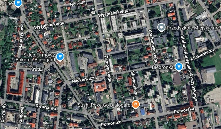 Mieszkanie 2-pokojowe Białogard, ul. Zamoyskiego