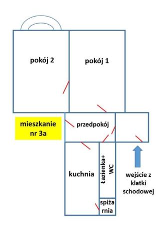 Mieszkanie 2-pokojowe Wrocław Stare Miasto, ul. Joannitów. Zdjęcie 7