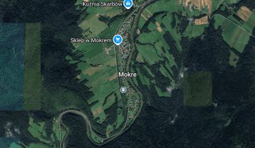 Działka rolna Mokre, prostokąt