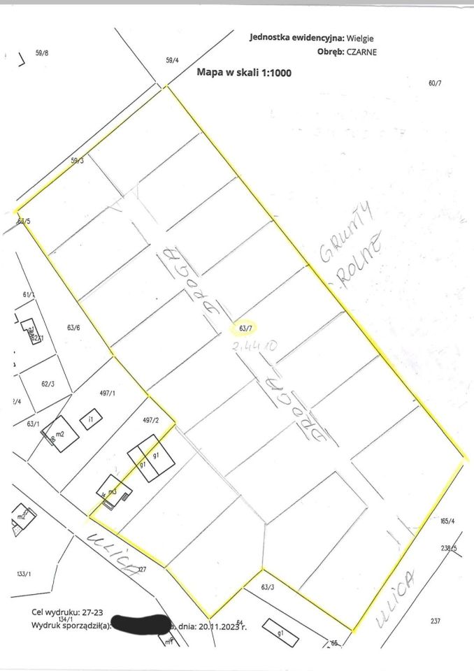 Działka budowlana Czarne. Zdjęcie 5