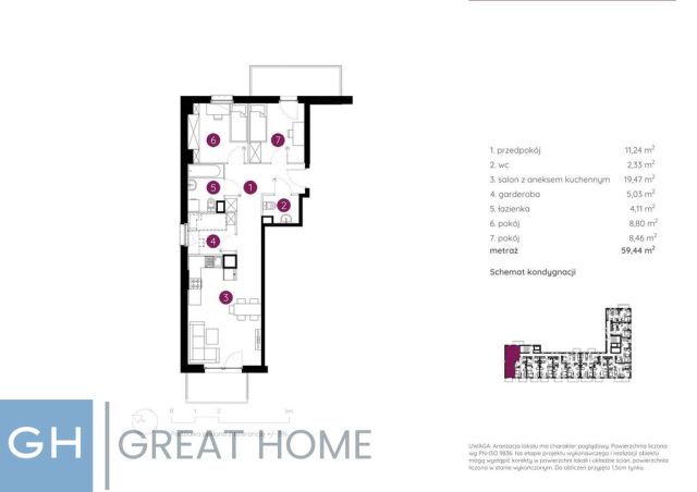 Mieszkanie 3-pokojowe Warszawa Ursus, ul. Posag 7 Panien. Zdjęcie 4