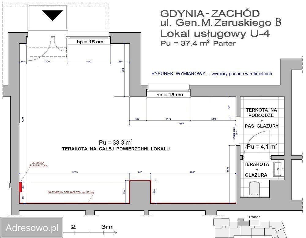 Lokal Gdynia Chwarzno-Wiczlino, ul. gen. Mariusza Zaruskiego. Zdjęcie 6