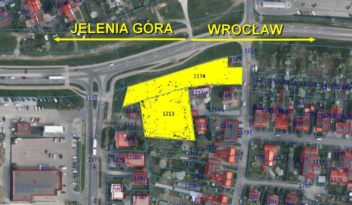 Działka inwestycyjna Świdnica, ul. Przemysłowa