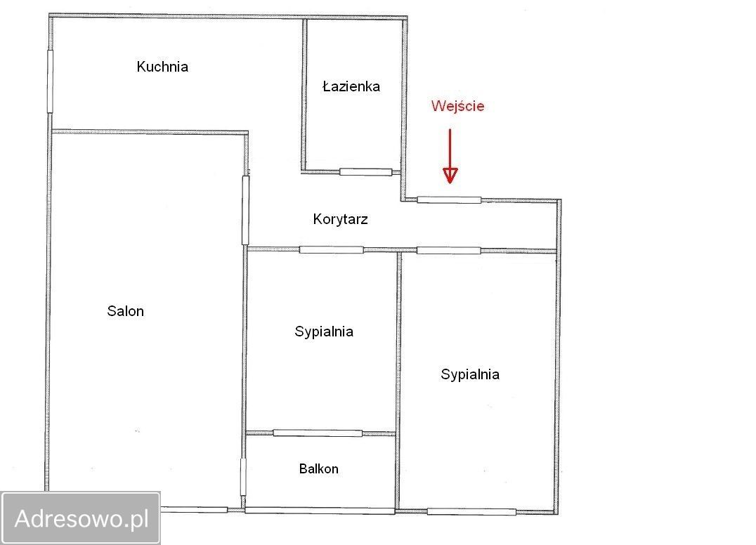 Mieszkanie 3-pokojowe Lubin Centrum, al. Niepodległości. Zdjęcie 17