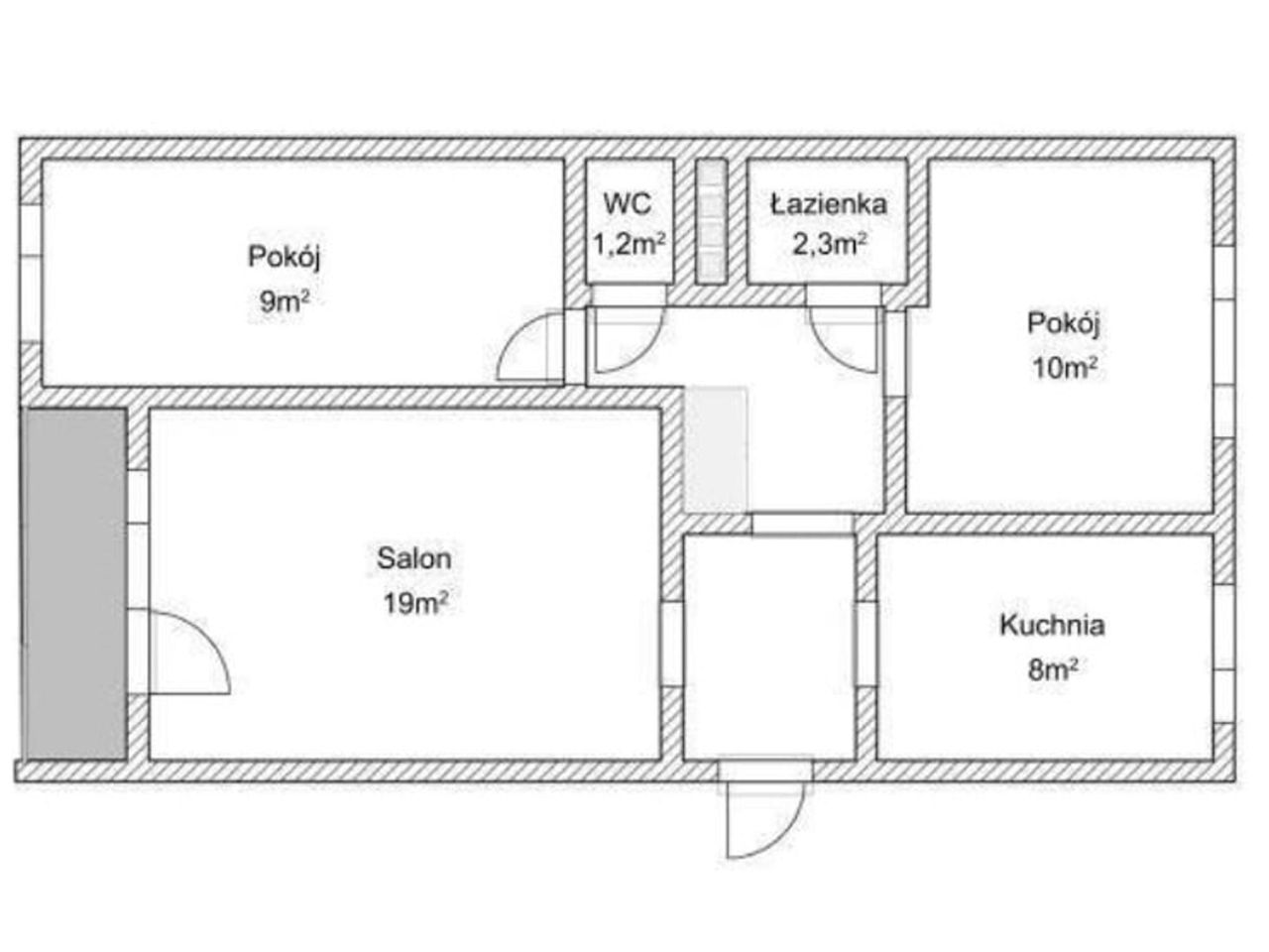 Mieszkanie 3-pokojowe Łódź Widzew, ul. Beli Bartoka. Zdjęcie 12