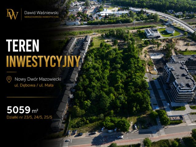 Działka Nowy Dwór Mazowiecki, ul. Dębowa. Zdjęcie 2