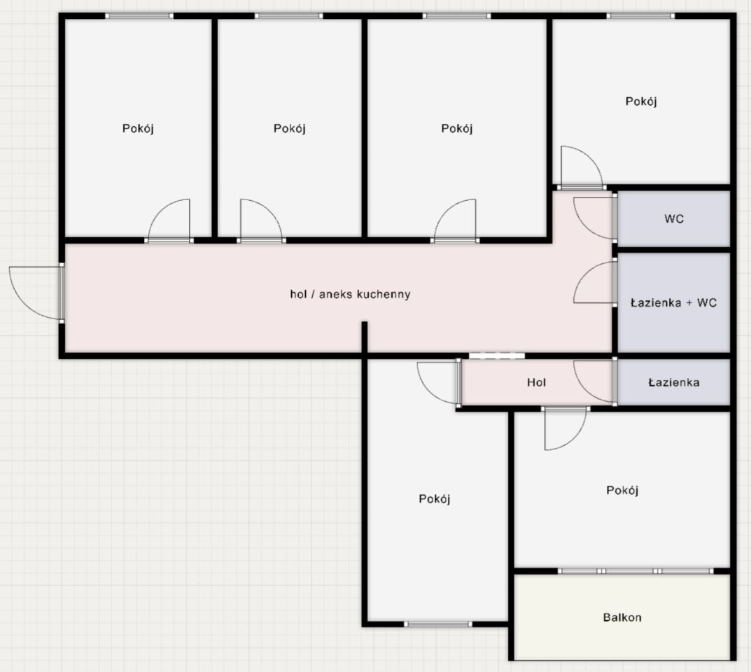 Mieszkanie 6-pokojowe Łódź Śródmieście, ul. Nawrot. Zdjęcie 2