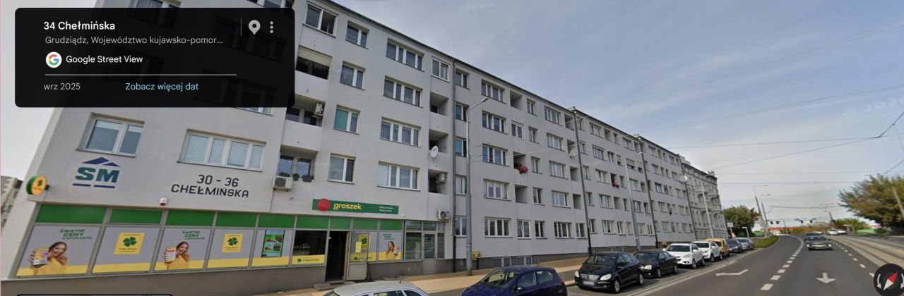 Mieszkanie 3-pokojowe Grudziądz Chełmińskie Przedmieście, ul. Chełmińska. Zdjęcie 1