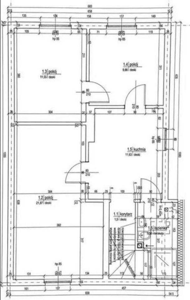 Mieszkanie 3-pokojowe Szczecin Bukowo. Zdjęcie 7
