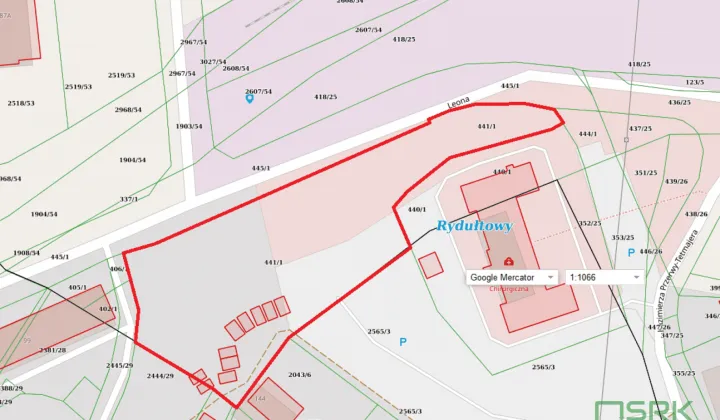 Działka inna Rydułtowy, ul. Leona