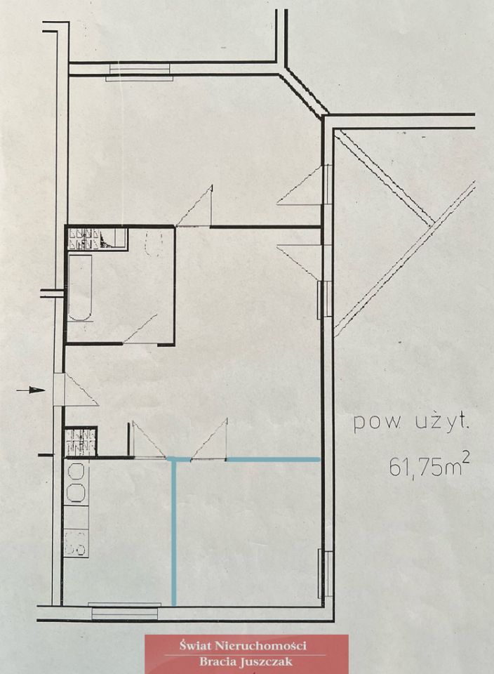 Mieszkanie 3-pokojowe Wrocław Tarnogaj. Zdjęcie 14