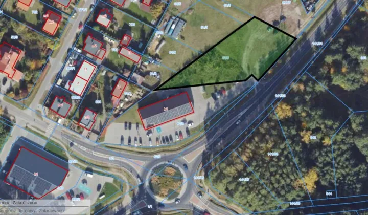 Działka inwestycyjna Zakrzewo