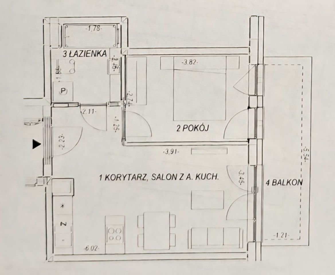 Mieszkanie 2-pokojowe Lesznowola. Zdjęcie 6