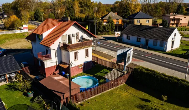 dom wolnostojący, 6 pokoi Łęki