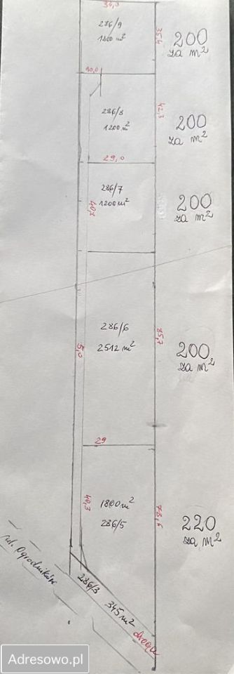 Działka budowlana Wola Zaradzyńska, ul. Ogrodników. Zdjęcie 4