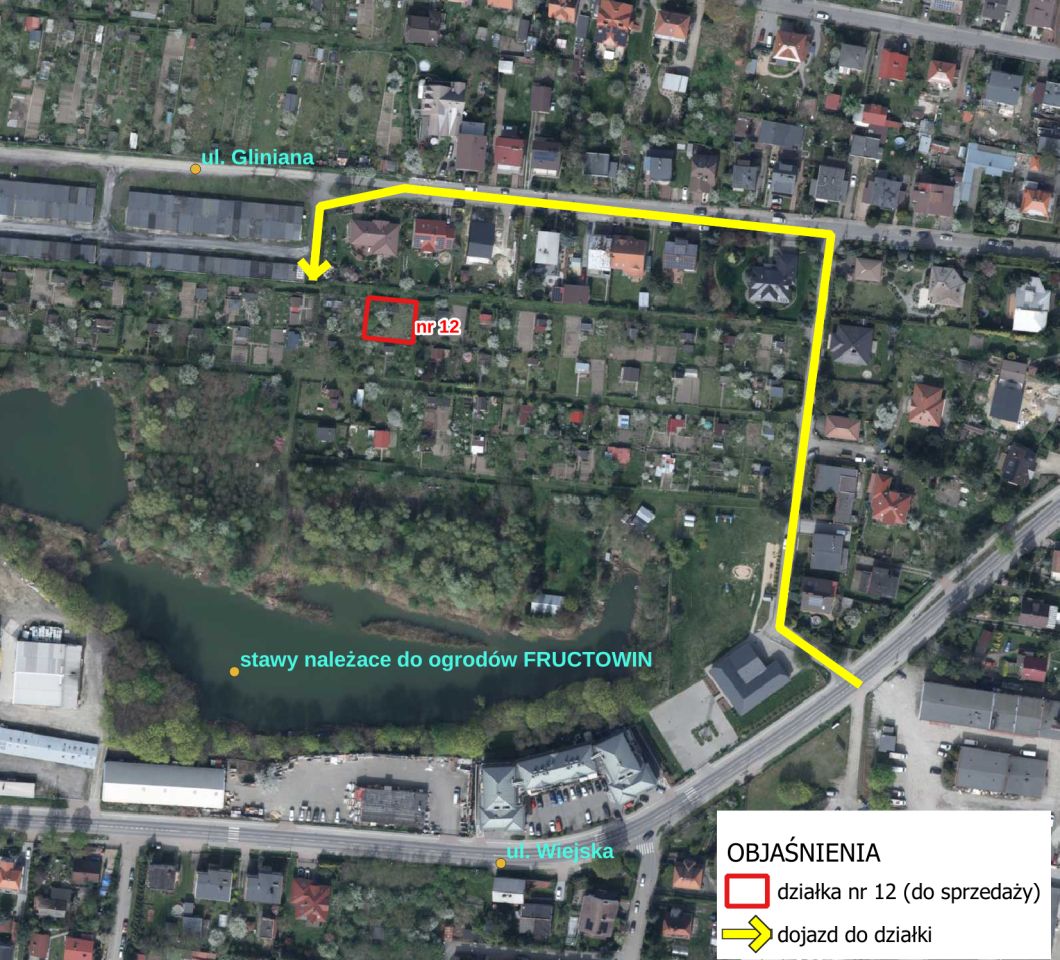 Działka rod Oleśnica Lucień, ul. Wiejska