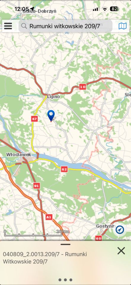 Działka budowlana Rumunki Witkowskie. Zdjęcie 11