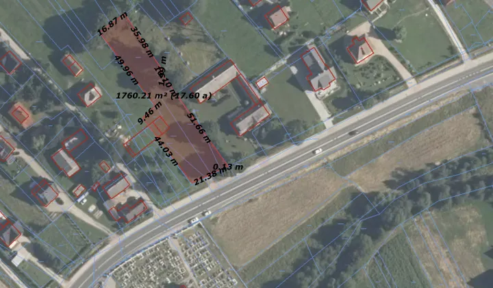 Działka budowlana Podwilk Warżelowa