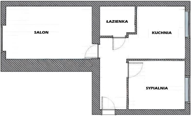 Mieszkanie 2-pokojowe Kraków Nowa Huta, os. Na Skarpie. Zdjęcie 12