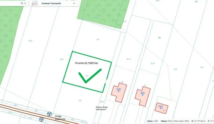 Działka budowlana Feliksów