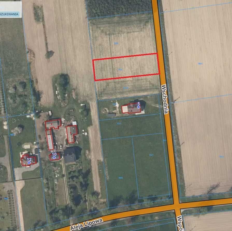 Działka budowlana Nieborów, ul. Wschodnia