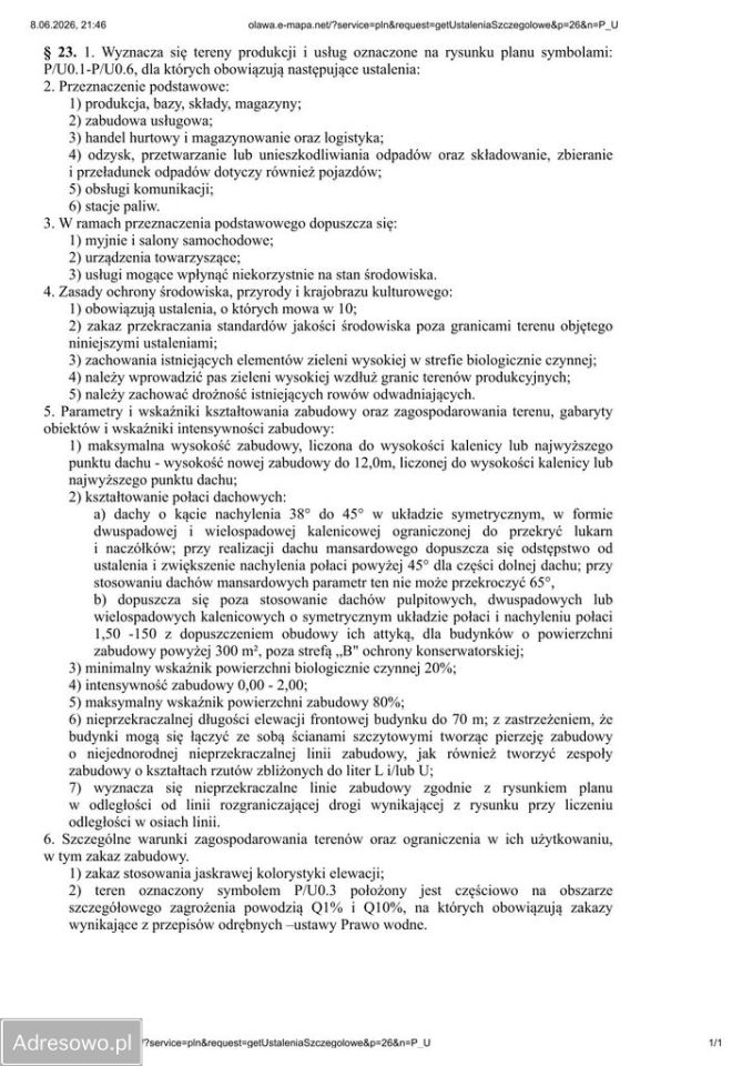 Działka inwestycyjna Oława, ul. Szwedzka. Zdjęcie 2