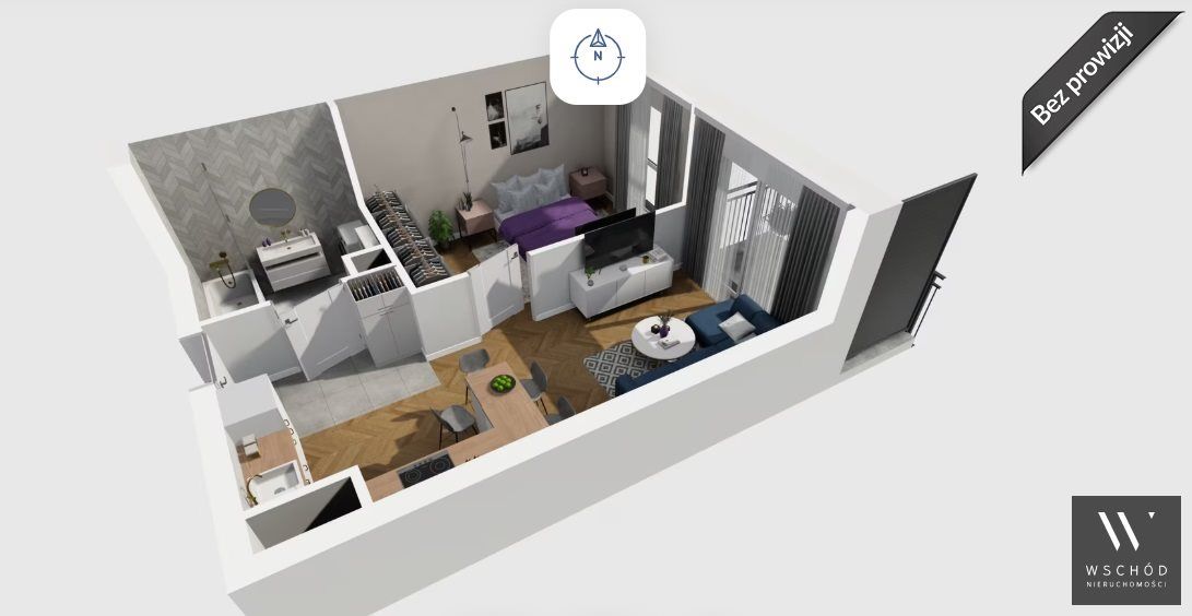 Mieszkanie 2-pokojowe Kraków Prądnik Biały