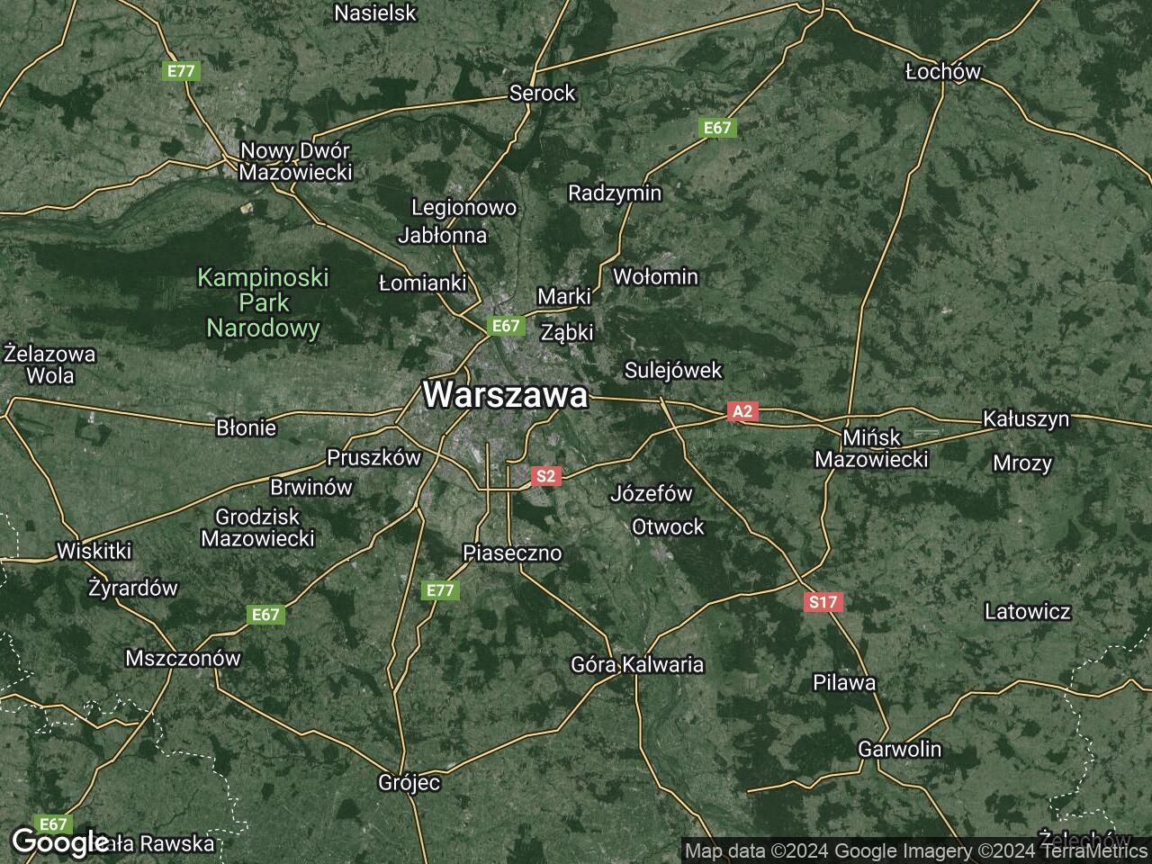 Działka leśna Warszawa Wawer, ul. Wał Miedzeszyński
