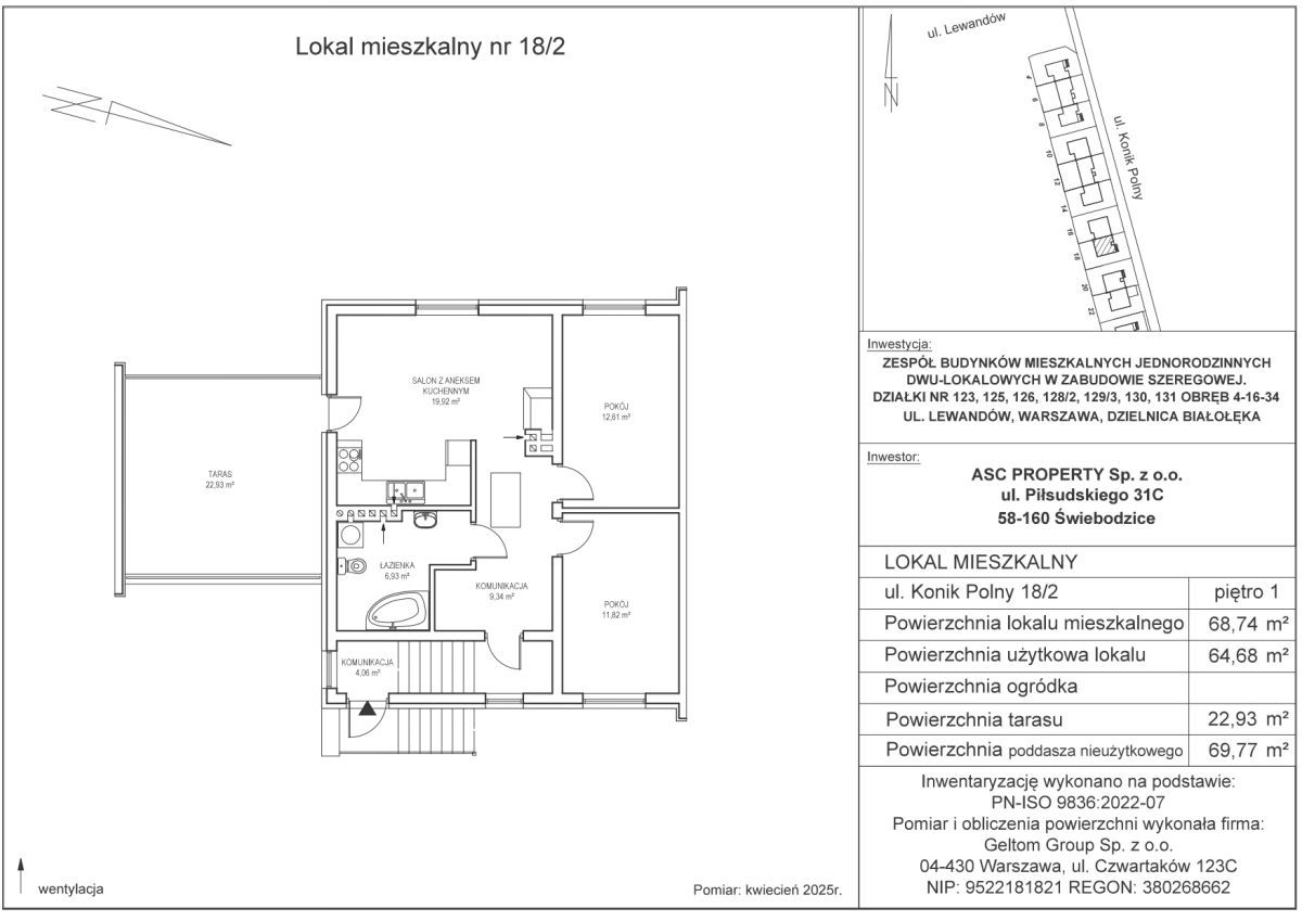 Mieszkanie 3-pokojowe Warszawa Białołęka, ul. Konik Polny. Zdjęcie 9