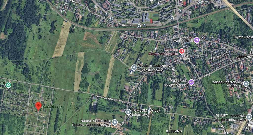 Działka rod Częstochowa Błeszno, ul. Kusocińskiego. Zdjęcie 7