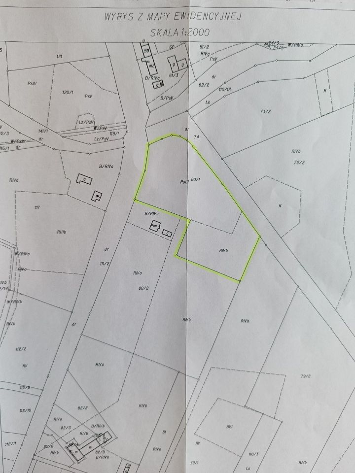 Działka siedliskowa Krąg