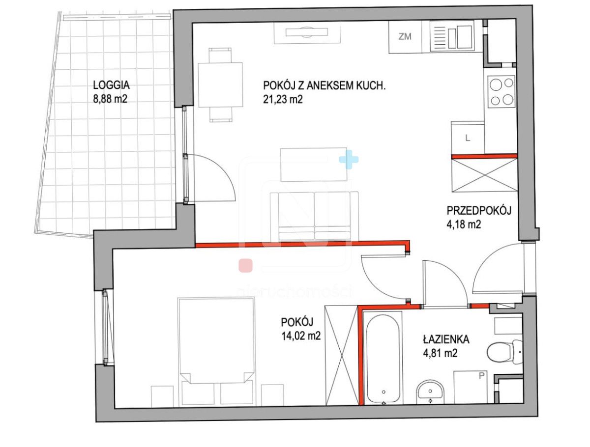 Mieszkanie 2-pokojowe Warszawa Ursynów, ul. Pieskowa Skała. Zdjęcie 20