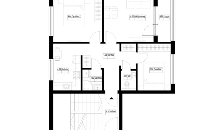 Mieszkanie 3-pokojowe Szczecin Pomorzany, al. Powstańców Wielkopolskich