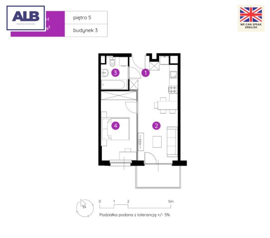 Mieszkanie 2-pokojowe Poznań, ul. Wagrowska. Zdjęcie 5