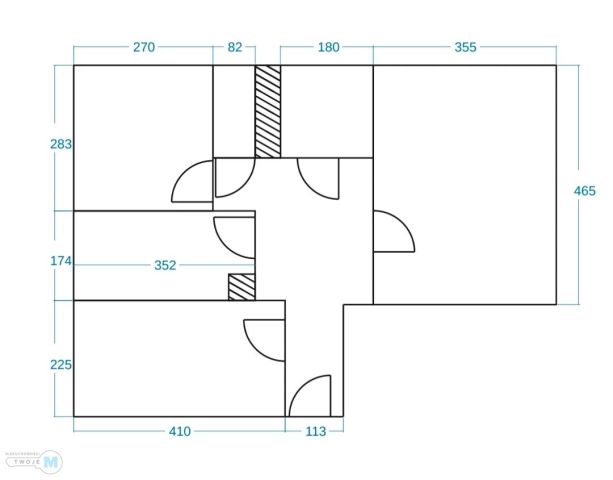 Mieszkanie 3-pokojowe Kielce Uroczysko, ul. Zofii Nałkowskiej. Zdjęcie 14