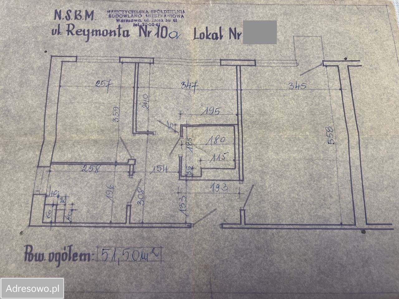 Mieszkanie 3-pokojowe Warszawa Piaski, al. Aleja Władysława Reymonta. Zdjęcie 13