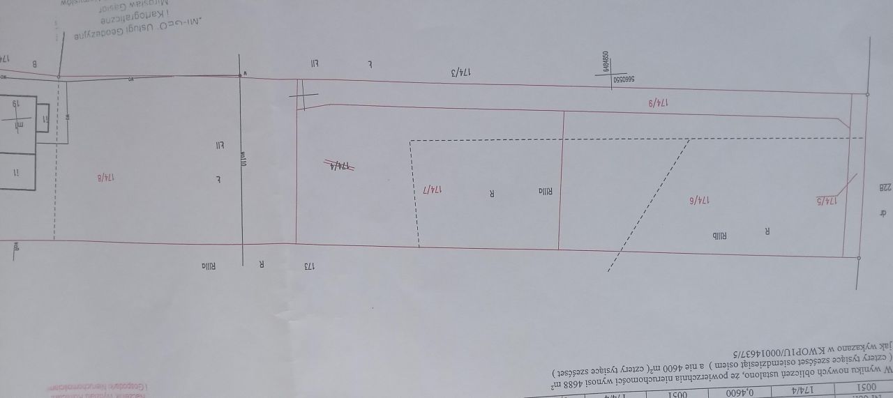 Działka budowlana Rychnów. Zdjęcie 4