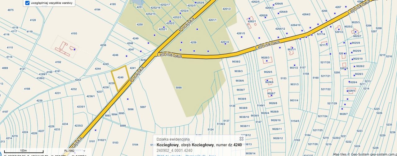 Działka rolno-budowlana Koziegłowy Rosochacz, ul. Porajska. Zdjęcie 3