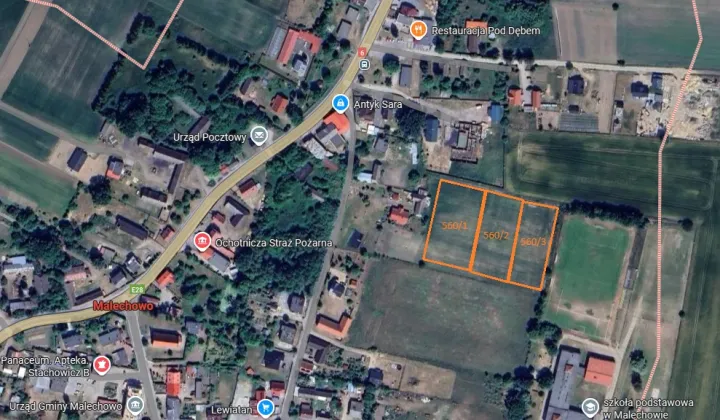 Działka siedliskowa Malechowo