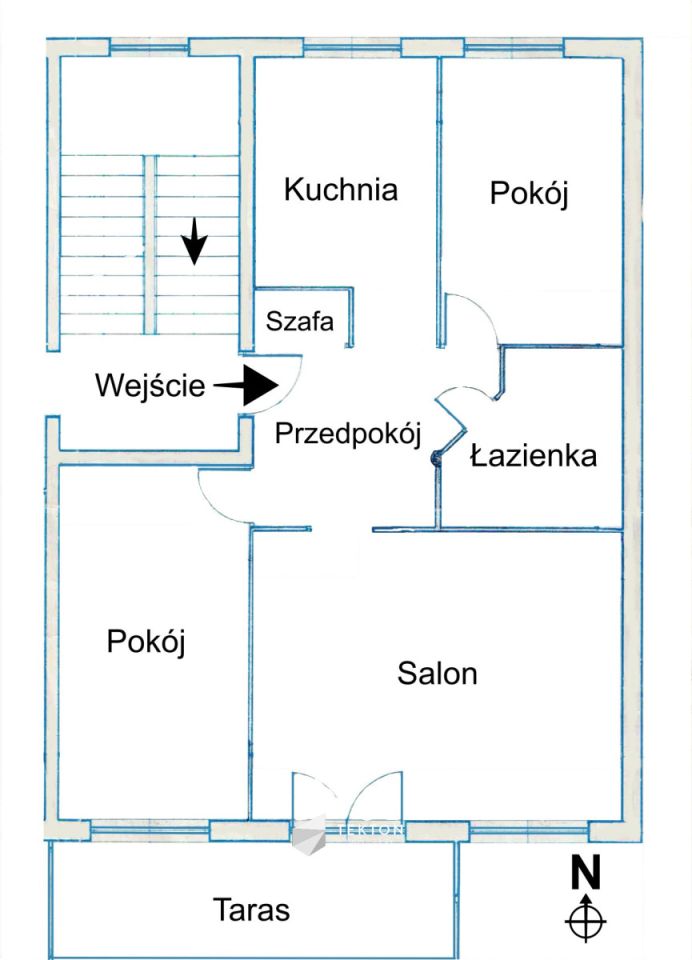 Mieszkanie 3-pokojowe Wrocław Grabiszyn, ul. Saperów. Zdjęcie 12