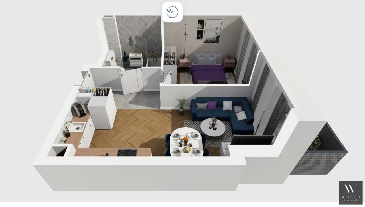 Mieszkanie 2-pokojowe Kraków Bieżanów. Zdjęcie 4