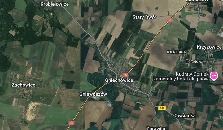 Działka budowlana Gniechowice, ul. Szkolna