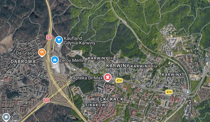 Mieszkanie 2-pokojowe Gdynia Karwiny, ul. Kornela Makuszyńskiego